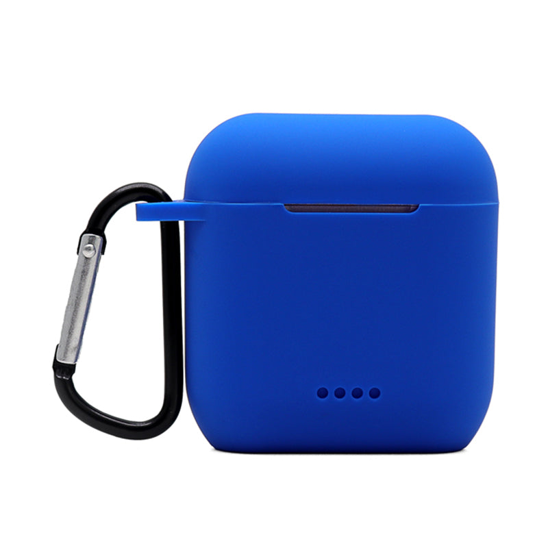 Bluetooth Earphone Protective Case for TOZO T6, Soft Silicone Charging Box Anti-drop Cover Shell with Anti-loss Buckle