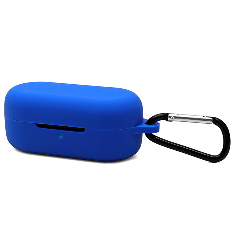 For TOZO T12 Bluetooth Earphone Silicone Case Anti-scratch Charging Box Protective Cover with Anti-loss Buckle