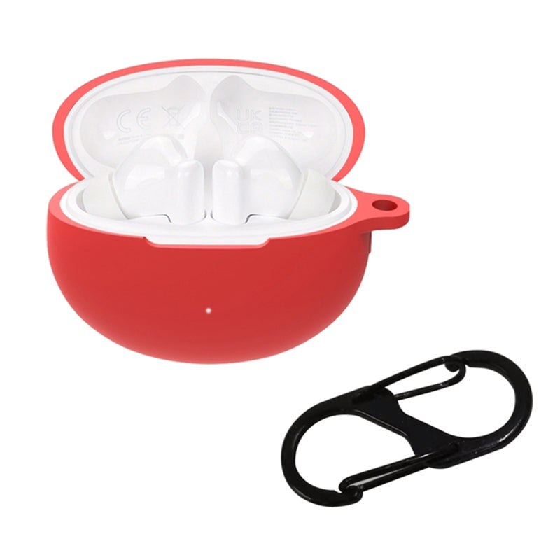 For Huawei FreeBuds 5i Bluetooth Earphone Silicone Case Anti-drop Anti-scratch Protective Cover with Anti-lost Buckle