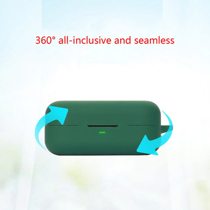 For B&O Beoplay EX Bluetooth Earphone Anti-drop Silicone Cover Protective Case with Anti-lost Buckle