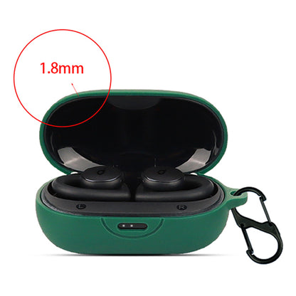 For Anker Soundcore Sport X10 Wireless Sport Earphone Silicone Case Anti-drop Protective Cover with Anti-lost Buckle