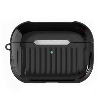 For Airpods Pro 2 Full Protective Suitcase-Shaped Earphone Case Glossy Rubberized PC + TPU Shockproof Earbuds Cover