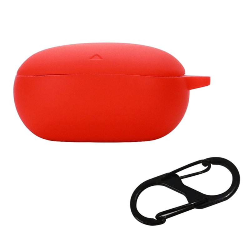 For Soundcore Liberty 4 Silicone Protective Sleeve Bluetooth Earphone Drop-proof Cover with Anti-lost Buckle