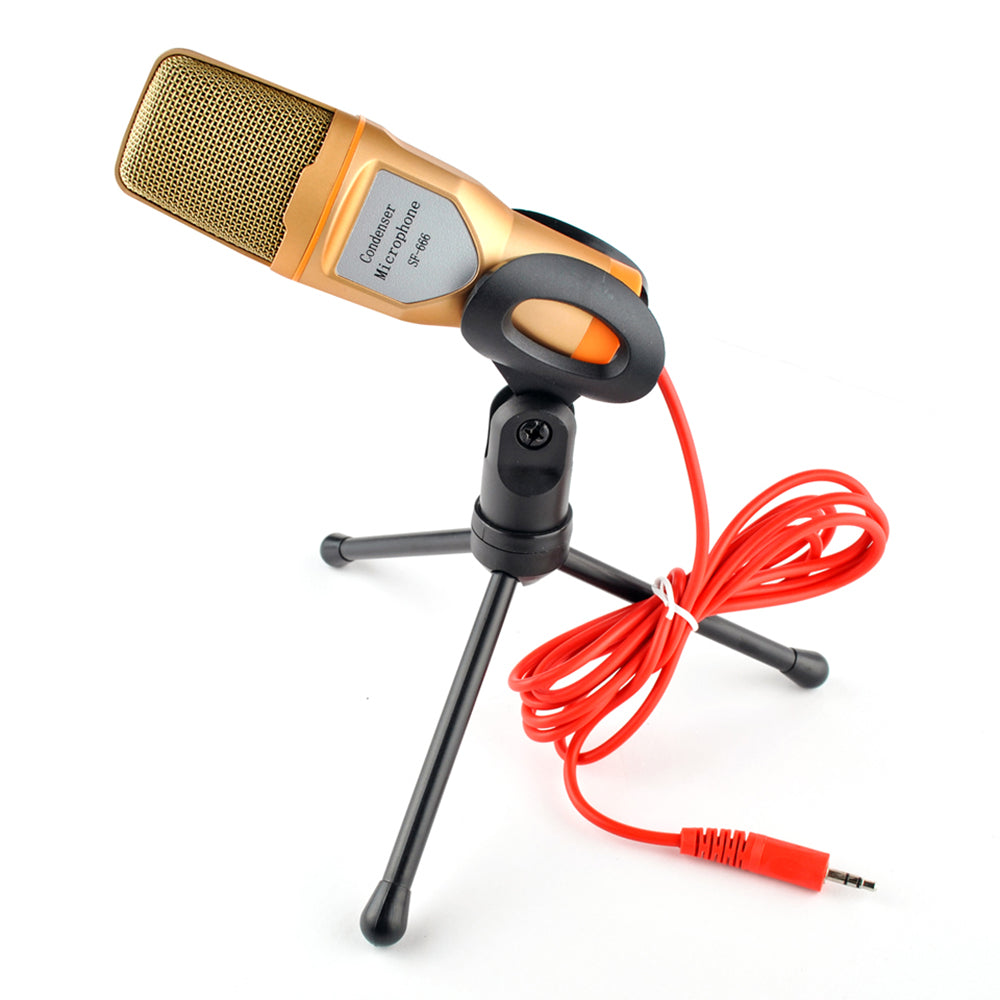 SF-666 Handheld Capacitive Conference with Tripod Stand Anchor Network Microphone