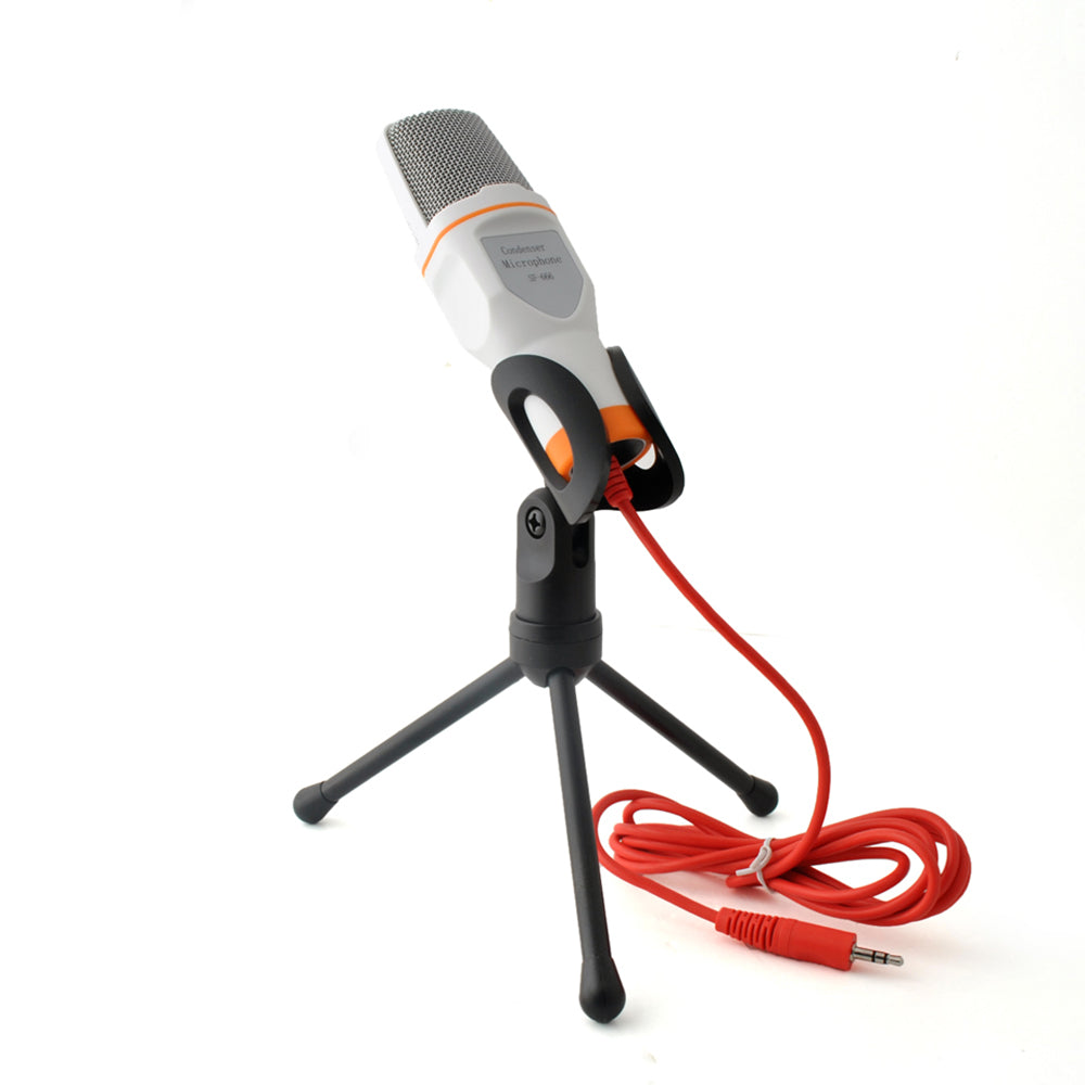 SF-666 Handheld Capacitive Conference with Tripod Stand Anchor Network Microphone