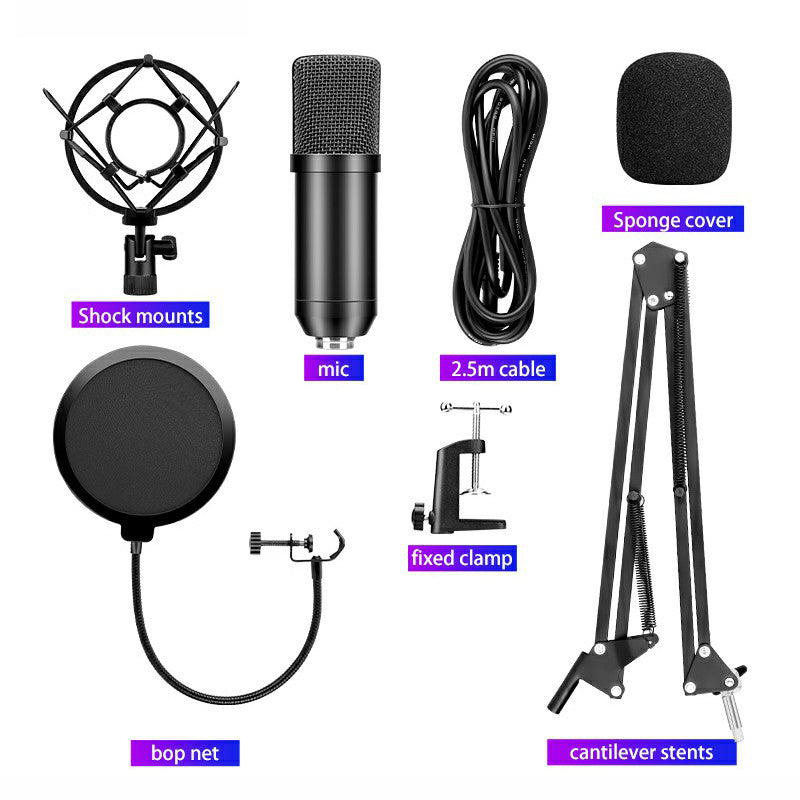 BM700 192KHz/24Bit High Sampling Rate USB Computer Microphone Set