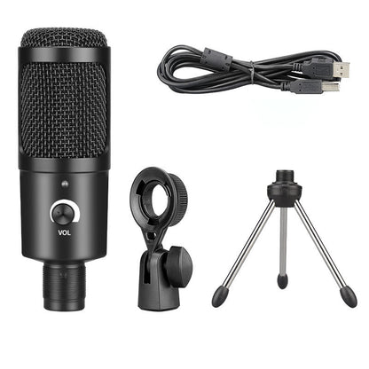 AK-50 USB Condenser Recording Microphone for Laptop Computer