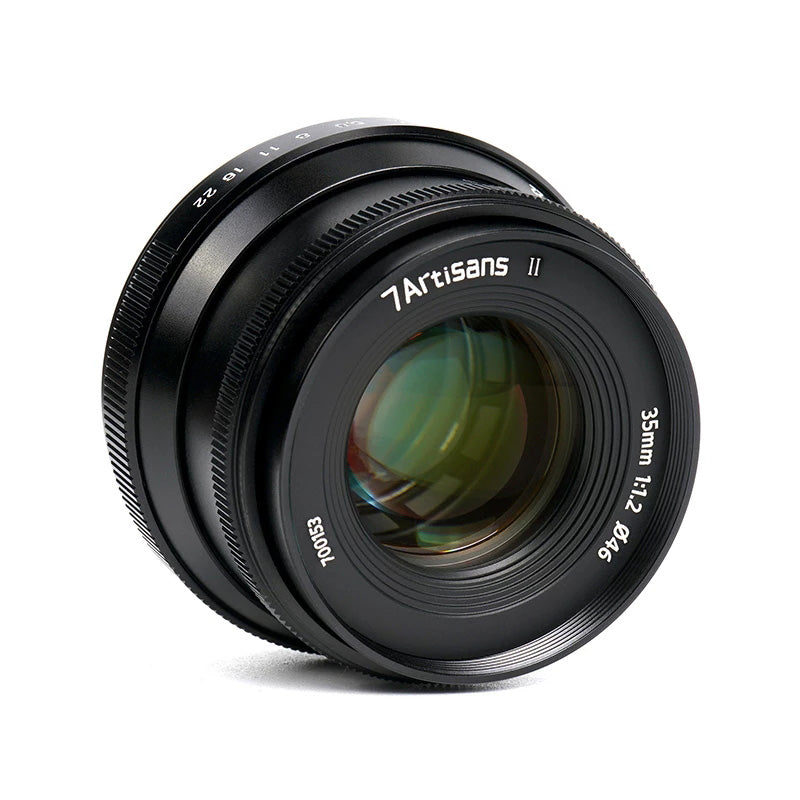 7ARTISANS 35mm F1.2 II APS-C Manual Focus Camera Fixed Focus Portrait Lens for Olympus/Panasonic M4/3 Mount Cameras