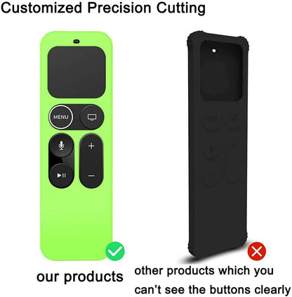 Y10 Soft Silicone Anti-drop Remote Controller Protective Case Cover for Apple TV 4K 4th/5th