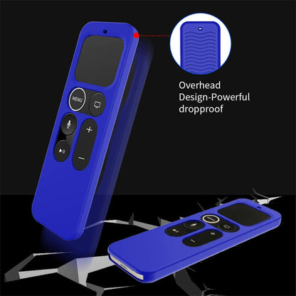 Y10 Soft Silicone Anti-drop Remote Controller Protective Case Cover for Apple TV 4K 4th/5th