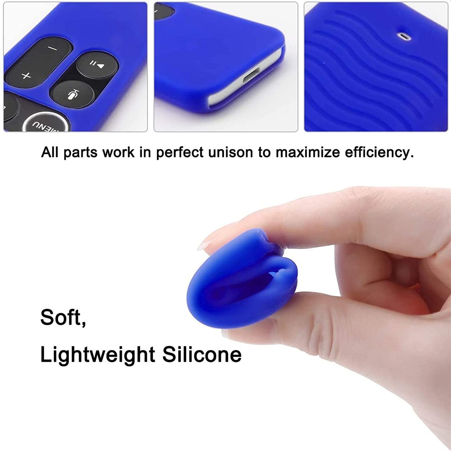 Y10 Soft Silicone Anti-drop Remote Controller Protective Case Cover for Apple TV 4K 4th/5th