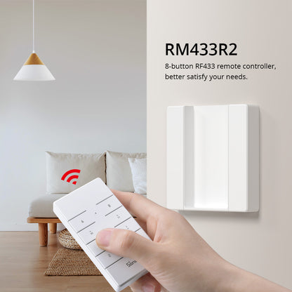 SONOFF RM433R2 Series 8-button Remote Control Lightweight Controller without Base/Battery