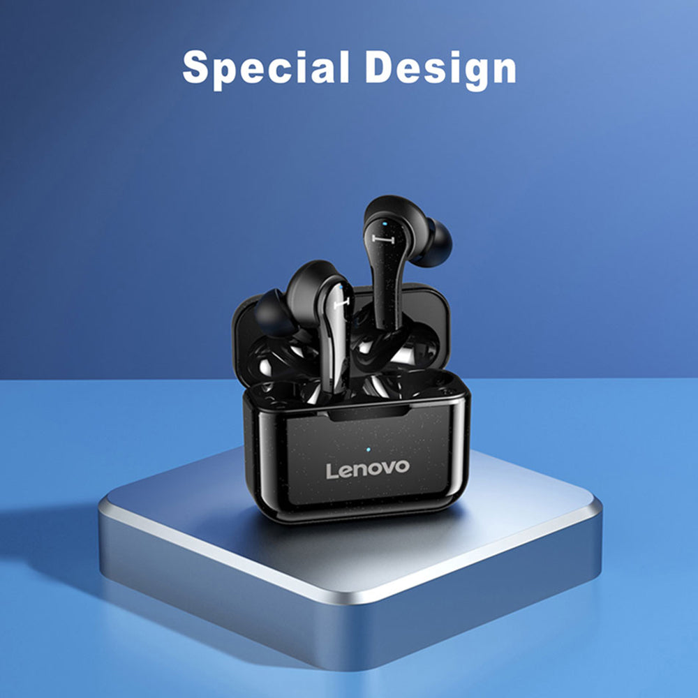 LENOVO QT82 TWS Headset Wireless Earphones Bluetooth 5.0 IPX5 Waterproof Headphones Touch Control Stereo HD Voice Earbuds with Charging Case