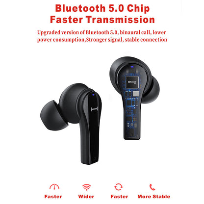 LENOVO QT82 TWS Headset Wireless Earphones Bluetooth 5.0 IPX5 Waterproof Headphones Touch Control Stereo HD Voice Earbuds with Charging Case