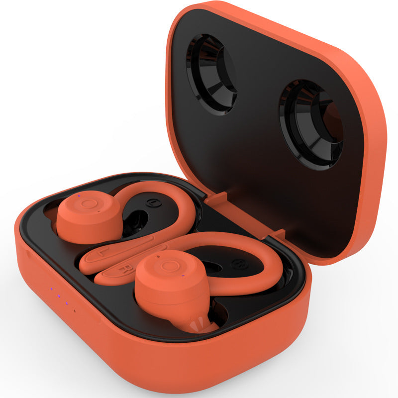 T20 TWS Bluetooth Earphones Sports Ear Hook Headphones HiFi Stereo Earbuds with Charging Case