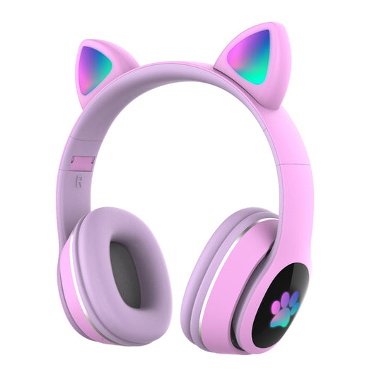 L400 Cat Ear Shape Breathing Light Bluetooth Headsets Wireless Earphones