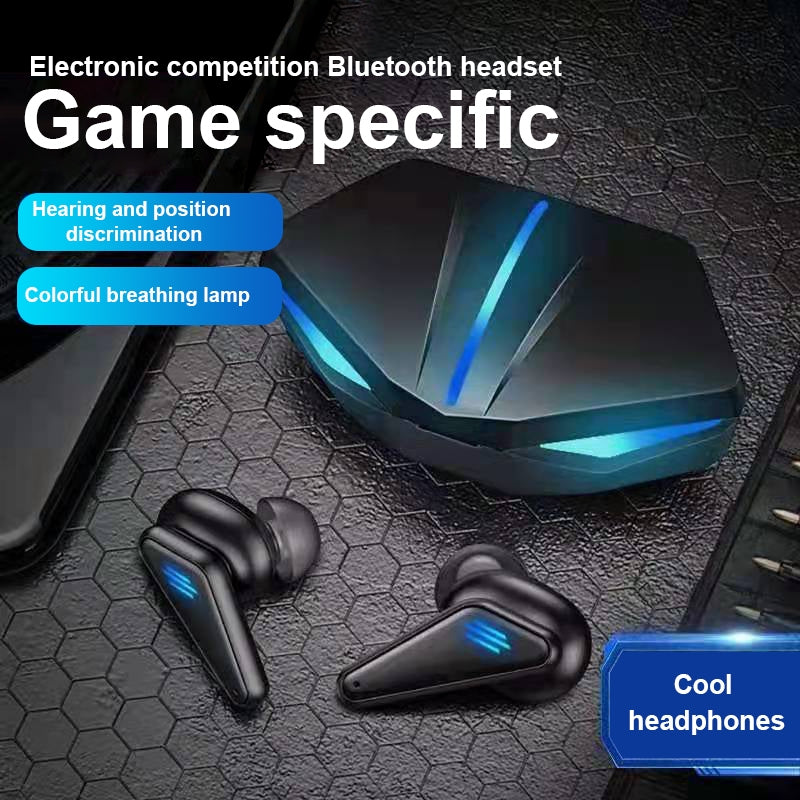 K55 Gaming Headsets TWS Bluetooth Earphone with Mic Bass Sound PUBG Wireless Headphone