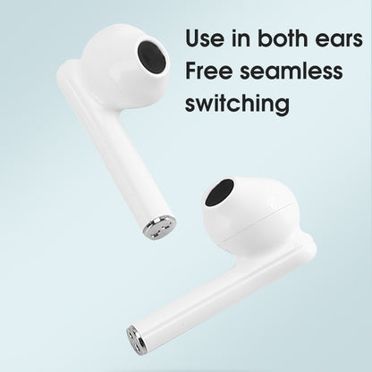 V12 Wireless Bluetooth Earphones Half In-Ear Earbuds Stereo Headset with Digital Display Charge Case