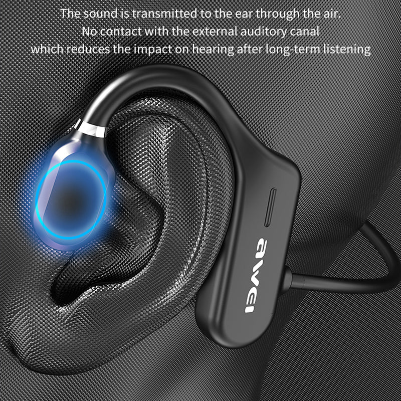 AWEI A889BL Air Conduction Bluetooth Earphone Waterproof Sports Music Headset