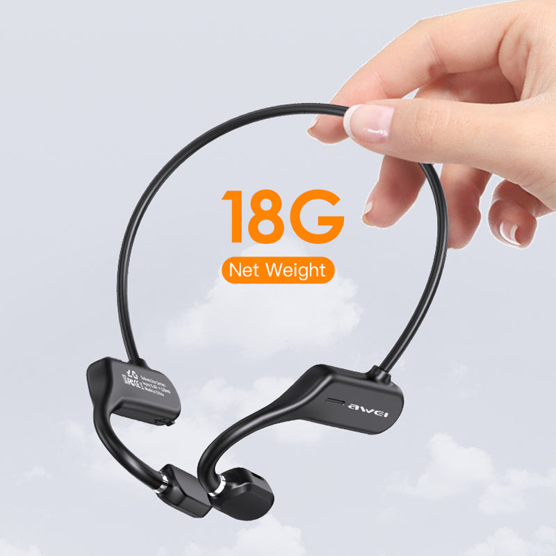 AWEI A889BL Air Conduction Bluetooth Earphone Waterproof Sports Music Headset