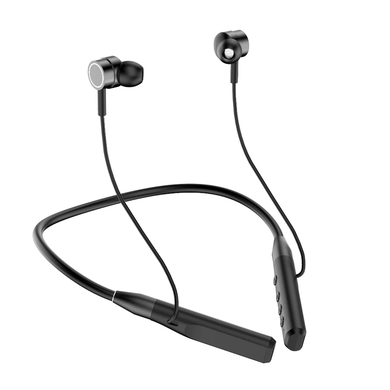 K20 Neck Mounted Wireless Sports Headset Magnetic Absorption Bluetooth Earphones