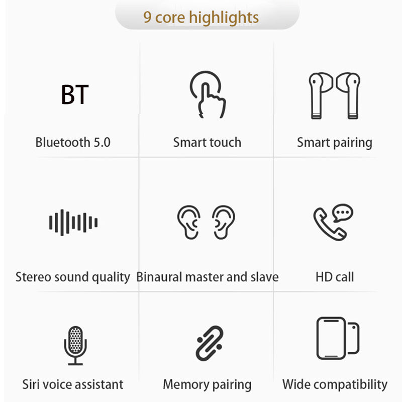 V03 Translation Headphones 80+ Languages Instant Translate Smart Voice Translator Wireless Bluetooth 5.0 Translator Earphone