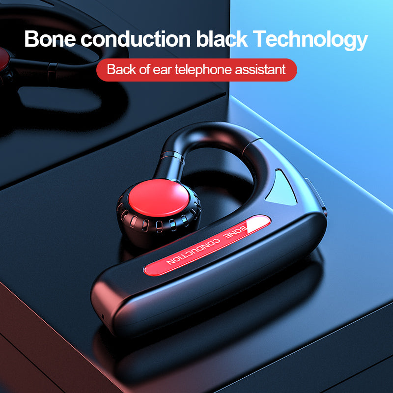 618 Wireless Bluetooth Bone Conduction Earphone Single Ear Hook Headset