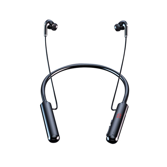 960 Bluetooth 5.0 Earphone Sports Neckband Headphone Bass Stereo Power LED Display Noise Cancelling Headset Support TF Card