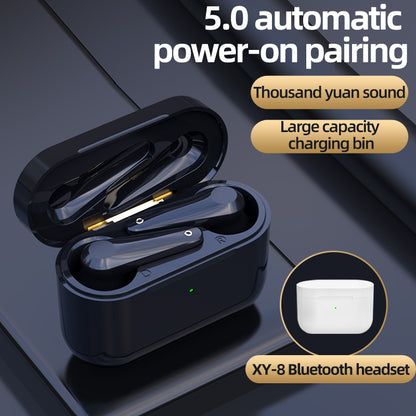 XY-8 Wireless Bluetooth 5.0 Headphones Touch Control Stereo Earbuds for iOS Android