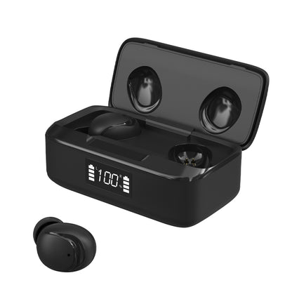 XY-10TWS Mini TWS Bluetooth 5.1 Earphone Earbuds Digital Power Display In-ear Wireless Sports Stereo Music Headset with Mic