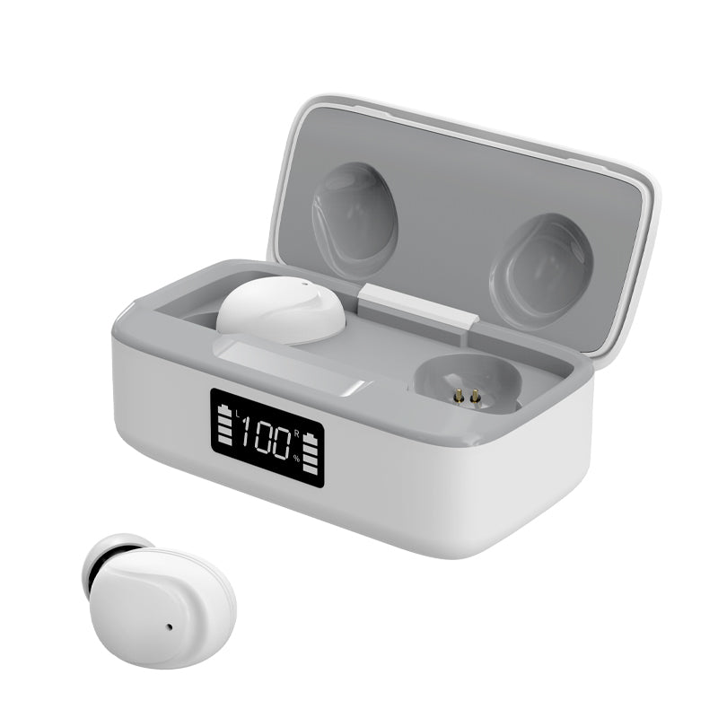 XY-10TWS Mini TWS Bluetooth 5.1 Earphone Earbuds Digital Power Display In-ear Wireless Sports Stereo Music Headset with Mic