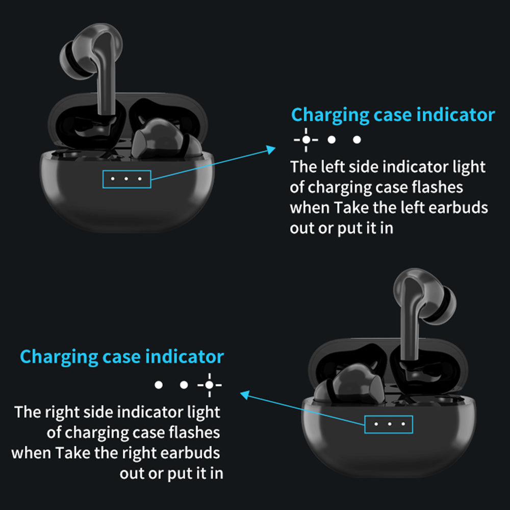 XY-50TWS Mini True Wireless Bluetooth Earphone In-ear HD Calls Stereo Music Headset Earbuds Support Siri