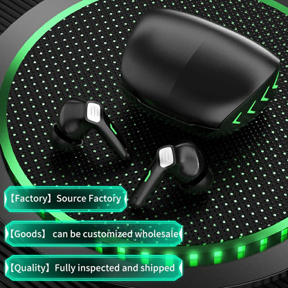 Y1 TWS Wireless Bluetooth 5.1 E-sports Earphone Touch Music Calling ENC Dual Mic Game Headset