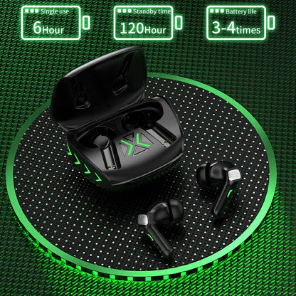 Y1 TWS Wireless Bluetooth 5.1 E-sports Earphone Touch Music Calling ENC Dual Mic Game Headset