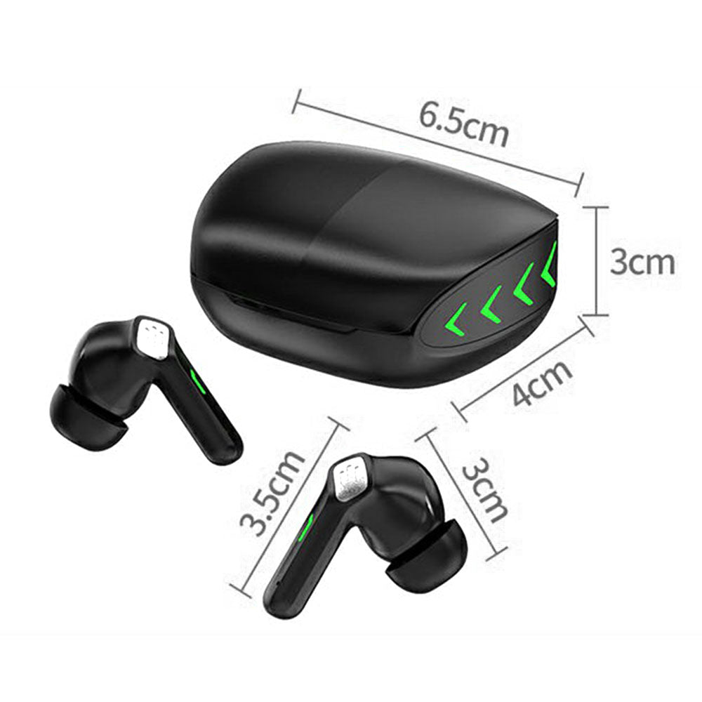 Y1 TWS Wireless Bluetooth 5.1 E-sports Earphone Touch Music Calling ENC Dual Mic Game Headset