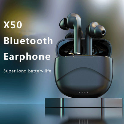 X50 TWS Wireless Bluetooth 5.1 In-ear Earphone Bass Stereo Music Calling Sports Headset