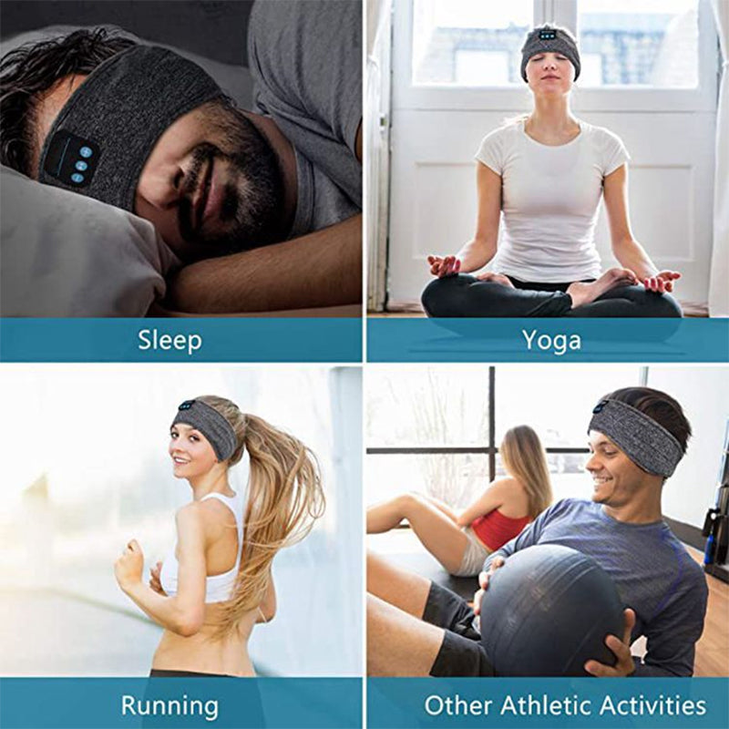 Bluetooth Headband Wireless Music Sleeping Earphone Headphone Sleep Earbud HD Stereo Speaker for Sleeping, Workout, Jogging, Yoga