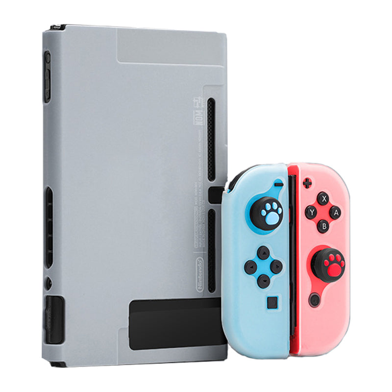 Scratch Resistant Dockable Case Set for Nintendo Switch Console Soft Silicone Joystick Protective Cover