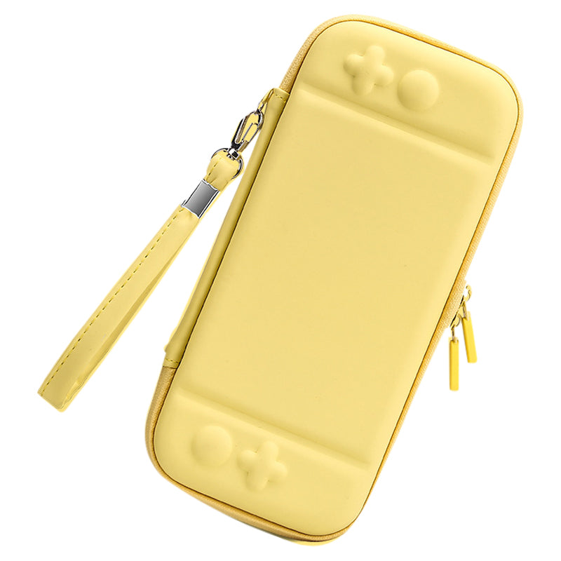 For Nintendo Switch Solid Color PU Leather Carrying Protective Case Shockproof Portable Storage Bag