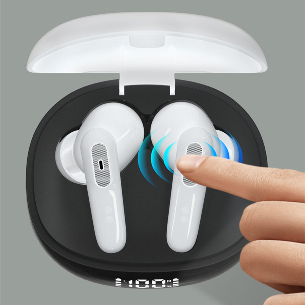 JS81 Wireless Earphones Bluetooth 5.1 TWS Digital Display In-ear Touch Music Gaming Headsets