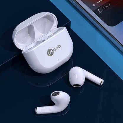 LENOVO Lecoo C1 TWS Bluetooth Earphone 9D Stereo Sports Earbuds HiFi Gaming Headsets Touch Control Wireless Headphones with Mic