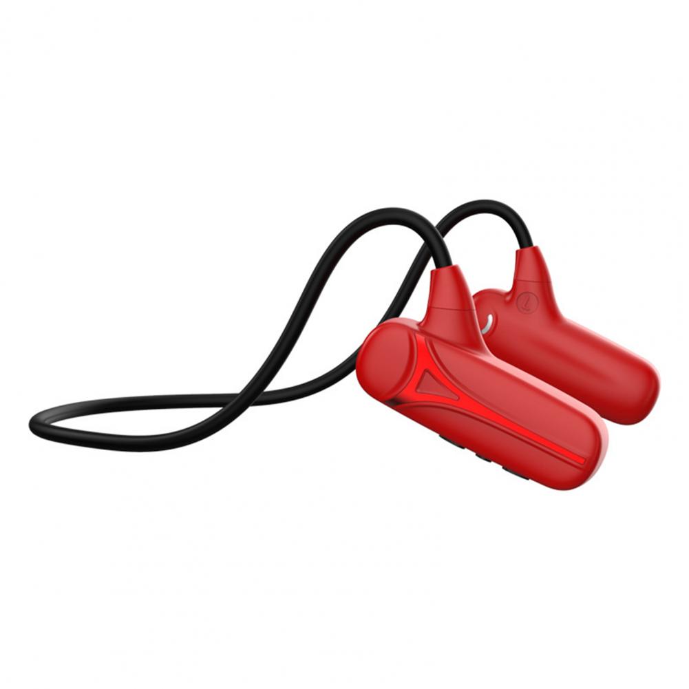 F1 Bone Conduction Wireless Bluetooth 5.0 Neckband Headphone Calling Music Earphone Sport Headset