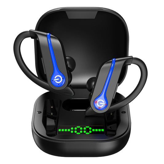 HBQ-Q62-9 Earphone TWS Wireless Bluetooth 5.0 Noise Reduction Low-Latency Ear Hook Design Headset Gaming Headphone