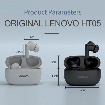 LENOVO HT05 TWS Bluetooth Earphones Touch Control Wireless Earbuds Sport Headphones Stereo Headset with Mic