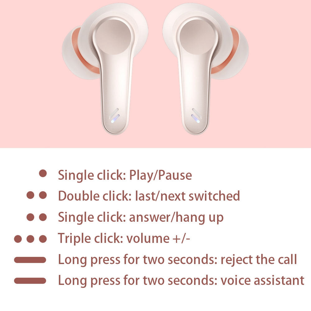 L13 TWS Wireless Bluetooth E-sports Earphone In-ear Stereo Music Game Touch Headset