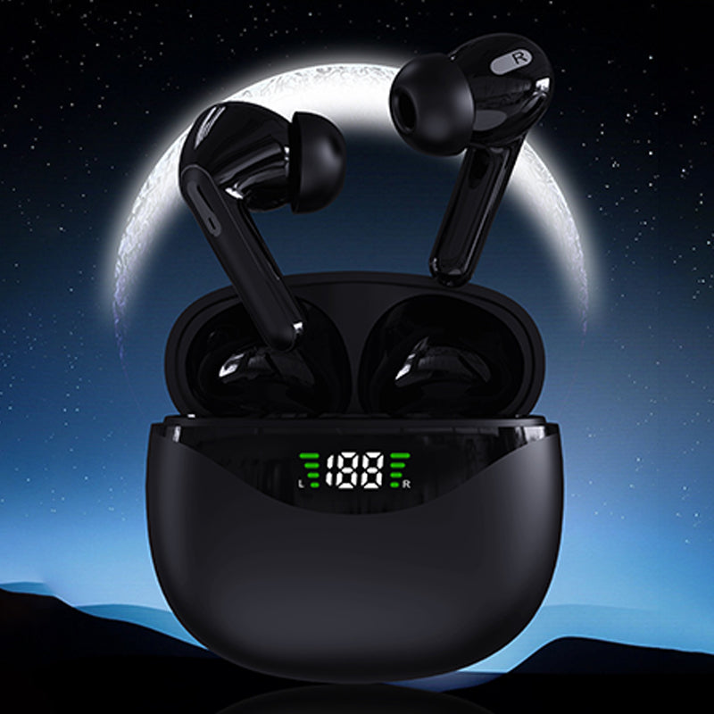 JS121 Digital Display Wireless TWS Earphones Touch Control Bluetooth Earbuds Headphones