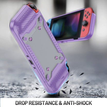 Shockproof Case Anti-Drop Cover for Nintendo Switch OLED Game Console Ergonomic Grip Protective Case (Type A)