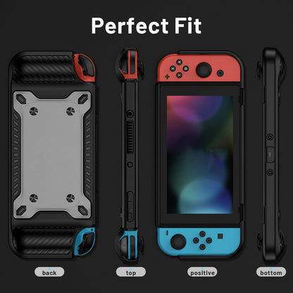 Shockproof Case Anti-Drop Cover for Nintendo Switch OLED Game Console Ergonomic Grip Protective Case (Type A)