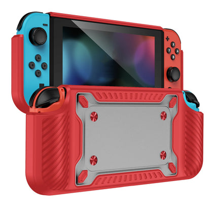 Shockproof Case Anti-Drop Cover for Nintendo Switch OLED Game Console Ergonomic Grip Protective Case (Type A)