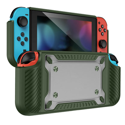 Shockproof Case Anti-Drop Cover for Nintendo Switch OLED Game Console Ergonomic Grip Protective Case (Type A)